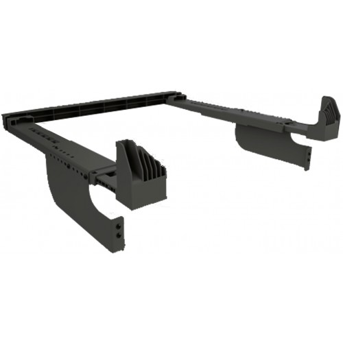 Beko Комплект монтажний для з'єднання пральної машини з сушильною машиною, 40-56 см, антрацит