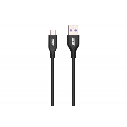 2E Кабель USB-A > microUSB заряджання/синхронізації 1м, Glow, чорний 2E Кабель USB-A > microUSB заряджання/синхронізації 1м, Glow, чорний