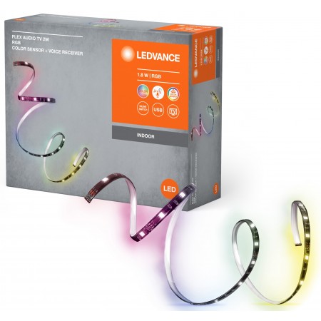 LEDVANCE Стрічка світлодіодна FLEX AUDIO TV 1,8W, 2M RGB COL