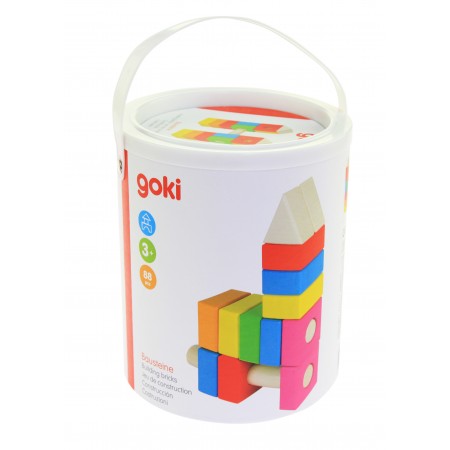 goki Конструктор дерев'яний Будівельні блоки (рожевий)