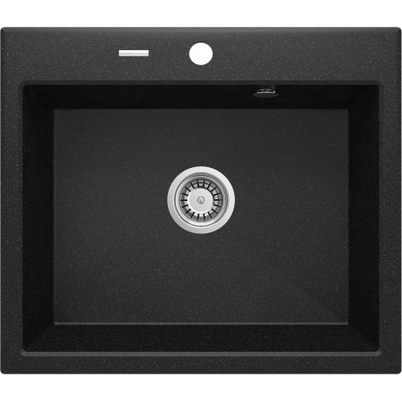 Deante Мийка кухонна Andante, граніт, прямокутник, без крила