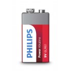 Philips Батарейка Power Alkaline лужна 6LR61 (6LF22, MN1604, MX1604, Крона) блістер, 1 шт Philips Батарейка Power Alkaline лужна 6LR61 (6LF22, MN1604, MX1604, Крона) блістер, 1 шт