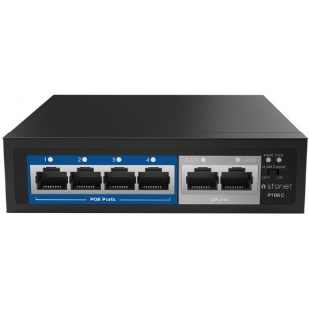 Netis P106C 4xFE PoE, 2xFE