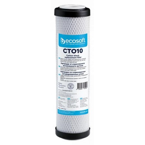 Ecosoft Картридж з спресованим активованим вугіллям 2.5х10 Ecosoft Картридж з спресованим активованим вугіллям 2.5х10