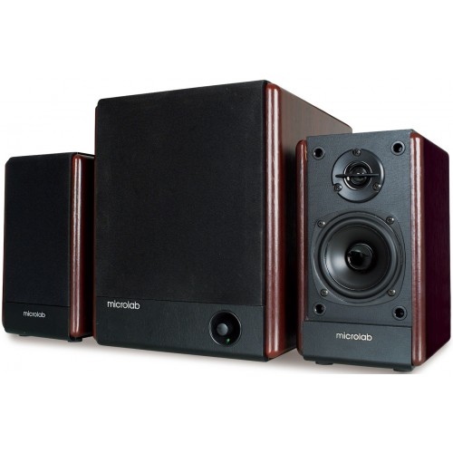 Microlab Акустична система FC-330 2.1, 56W, mini-jack, дерево Microlab Акустична система FC-330 2.1, 56W, mini-jack, дерево