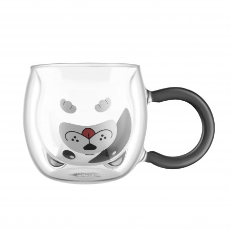 Набір чашок з подвійними стінками Ardesto Animals 280мл, 2шт