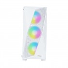 Корпус 2E GAMING Aruba G3313W, без БЖ 1xUSB3.0, 2xUSB2.0, 5x120мм ARGB, VGA 330мм, LCS ready, HUB, TG Side Panel, ATX, білий