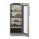 Холодильник Liebherr для вина, 145.4x59.7х67.5, холод.відд.-272л, зон - 1, бут-107, ST, дисплей, сріблястий