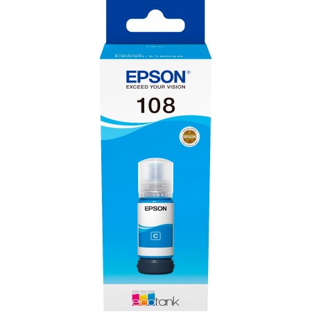 Epson Контейнер з чорнилом 108 EcoTank L8050/L18050 cyan