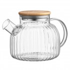 ARDESTO Заварник Iceberg, 1000мл, боросилікатне скло, бамбук, прозорий ARDESTO Заварник Iceberg, 1000мл, боросилікатне скло, бамбук, прозорий