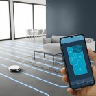 Rowenta Робот-пилосос миючий X-Plorer Serie 70+ Total Care, 2500ПаВт, h=7.8см, 0.3л, конт пил -0.4л, автон. робота до 168хв, білий