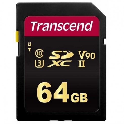 Transcend SDXC/SDHC 700S[Карта пам'яті SD 64GB C10 UHS-II U3 R285/W220MB/s 4K]
