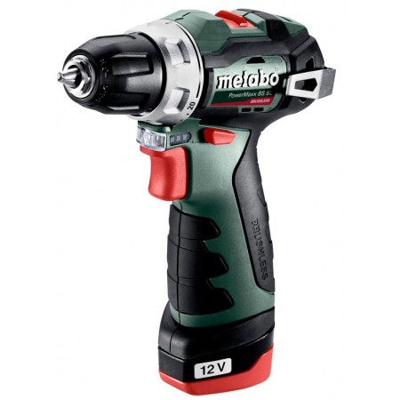 Metabo Шурпокрут-дриль POWERMAXX BS BL, акумуляторний, 2*12В