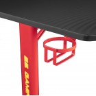 2E Gaming Стіл комп'ютерний OTOROSHI, 120х60x75см, чорно-червоний