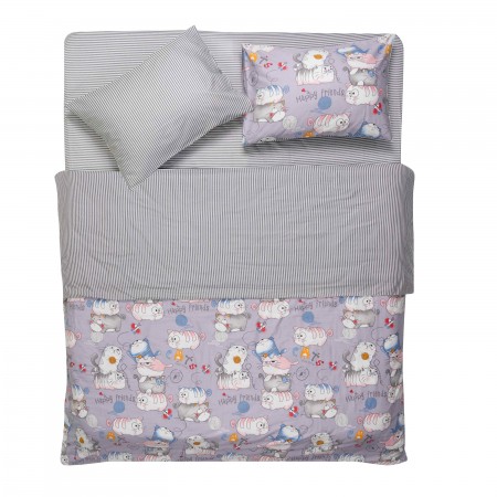 КПБ 1.5сп Ardesto Gloria, підковдра 160х220см, простирадло 1