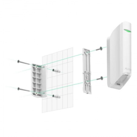 Ajax Кріплення Smartbracket для MotionProtect Curtain, білий
