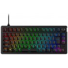 HyperX Клавіатура механічна Alloy Rise 75key, Red, USB-A, EN/UA, RGB, чорний HyperX Клавіатура механічна Alloy Rise 75key, Red, USB-A, EN/UA, RGB, чорний