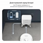 Робот-пилосос Rowenta миючий X-PLORER Serie 90+, 6000ПаВт, h=9.7см, 0.26л, конт пил -0.29л, автон. робота до 270хв, білий