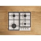 Gorenje Варильна поверхня газова на склі, 60см, чавун, білий Gorenje Варильна поверхня газова на склі, 60см, чавун, білий