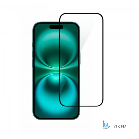 2E Захисне скло для Apple iPhone 16(6.1), 2.5D FCFG, (1 Pack