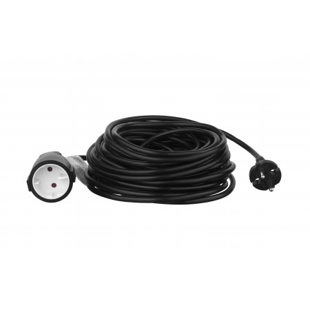 2E Мережевий подовжувач 1XCEE7/17, 2G*1.0мм, 15м, black