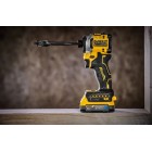 Шурупокрут ударний акумуляторний DeWalt XR Li-Ion 18В безщітковий PowerStack 1х1.7А·год 206Нм 3250об/хв 3800уд/хв кейс і ЗП 0.95кг