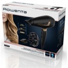 Rowenta Фен Pro Expert, 2200Вт, 3 режими, іоніз-я, дифузор, 2 концентратора, хол. обдув, чорний