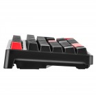 Lemokey Клавіатура механічна X3 104Key, Keychron Brown, USB-A, QMK/VIA, Hot-Swap, EN/UKR, RGB, чорний