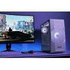 2E Gaming Корпус Turbo G2057W без БЖ 2xUSB3.0, 1xUSB2.0, 1x200мм, ARGB, 3x120мм ARGB, VGA 345мм, LCS ready, HUB, TG Side Panel, ATX, білий