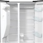 Gorenje Холодильник SBS, 179х70х92см, 2 двері, 376(190)л, А++, NF+, Інв., Зона св-ті, диспенсер, генератор льоду, Зовн. Диспл, нерж