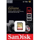 SanDisk Карта пам'яті SD 32GB C10 UHS-I U3 R100/W60MB/s Extreme V30