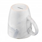 ARDESTO Чашка Marmo, 390 мл, біла, кераміка