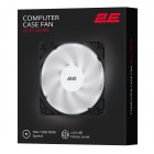 2E Корпусний вентилятор F120-SN, 120мм, 500-1500rpm, 4pin 24dBa, чорний