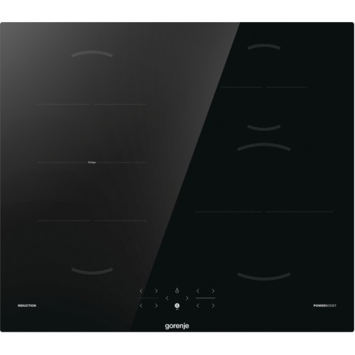 Gorenje Варильна поверхня індукційна, 60см, PowerBoost, TouchControl, поєднання конфорок, чорний