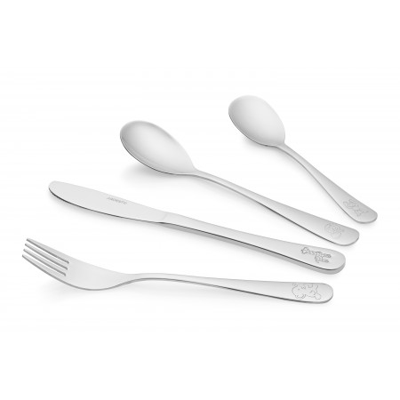 ARDESTO Набір дитячих столових приборів Animals 4 пр., нержа