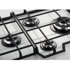 Варильна поверхня Electrolux газова на склі, 60см, чавун, білий