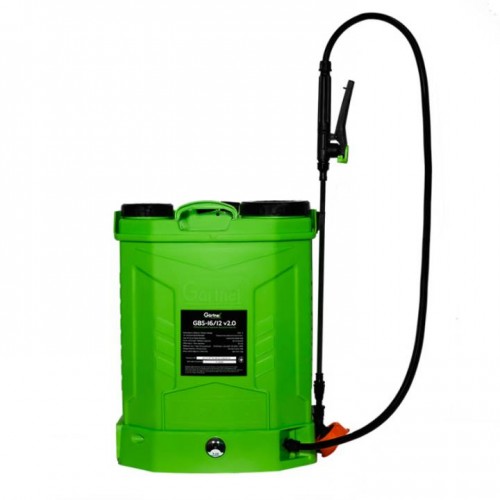 Gartner Обприскувач акумуляторний GBS-16/12 v2.0 16л 12В 5бар 2.6л·хв Gartner Обприскувач акумуляторний GBS-16/12 v2.0 16л 12В 5бар 2.6л·хв
