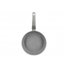 ARDESTO Сковорідка Gemini Gourmet з кришкою 24 см, сірий мармур, алюміній
