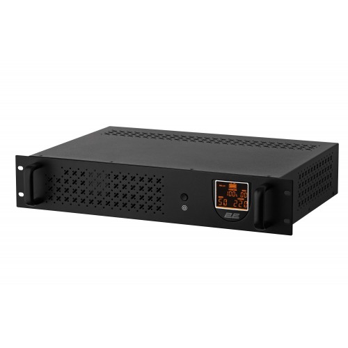 2E Джерело безперебійного живлення RE650, 650VA/360W, RM 2U, LCD, USB, 2xSchuko