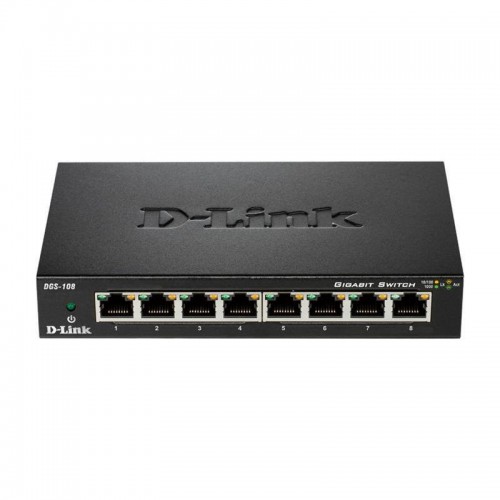 D-Link Комутатор DGS-108 8xGE, Некерований