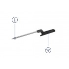 Electrolux Варильна поверхня індукційна, 60см, розширена зона, термощуп, Fry sensor, сенсорний дисплей, Hob2Hood, графіт