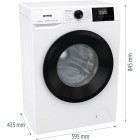 Gorenje Пральна машина фронтальна, 7кг, 1200, A++, 43.5см, дисплей, пар, інвертор, білий