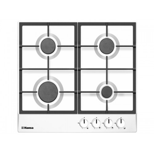 Варильна поверхня Hansa газова, 60см, чавун, білий