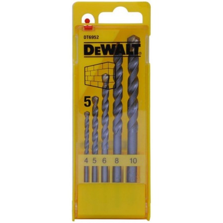 Набір свердел по бетону, цеглі, каменю DeWalt EXTREME, 5 шт, Набір свердел по бетону, цеглі, каменю DeWalt EXTREME, 5 шт,