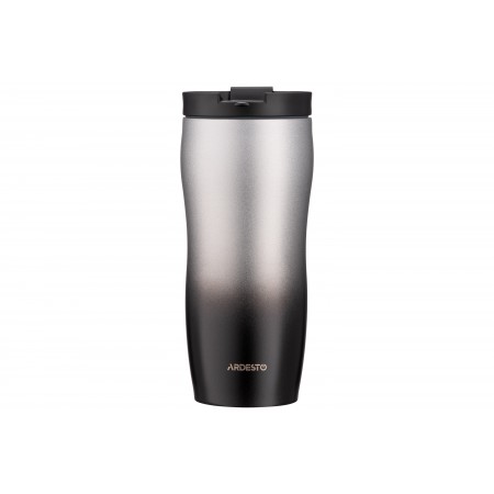 ARDESTO Термокухоль Metallic 450 мл, нержавіюча сталь, чорни