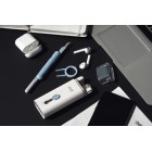 2E Очисний набір для оргтехніки 7в1, біло-блакитний