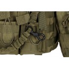 Плитоноска 2Е, Тип 1, з кишенями для бічного захисту і підсумками, Молле, зелена