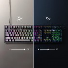HyperX Клавіатура механічна Alloy Rise 106key, Red, USB-A, EN/UA, RGB, чорний HyperX Клавіатура механічна Alloy Rise 106key, Red, USB-A, EN/UA, RGB, чорний