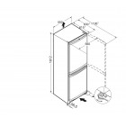 Liebherr Холодильник з нижн. мороз., 161x55x63, холод.відд.-212л, мороз.відд.-53л, 2 дв., A+, ST, білий