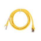 2E Cat 6, S-FTP екран. фольга з обплетенням, RJ45, 4Х2 27AWG, 7/0.14 Cu, 1.50 m, PVC, Yellow 2E Cat 6, S-FTP екран. фольга з обплетенням, RJ45, 4Х2 27AWG, 7/0.14 Cu, 1.50 m, PVC, Yellow